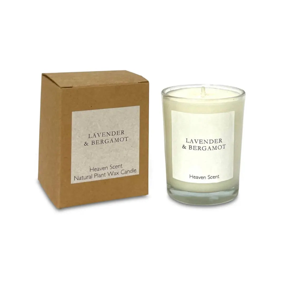 Glass Candle In English Lavender