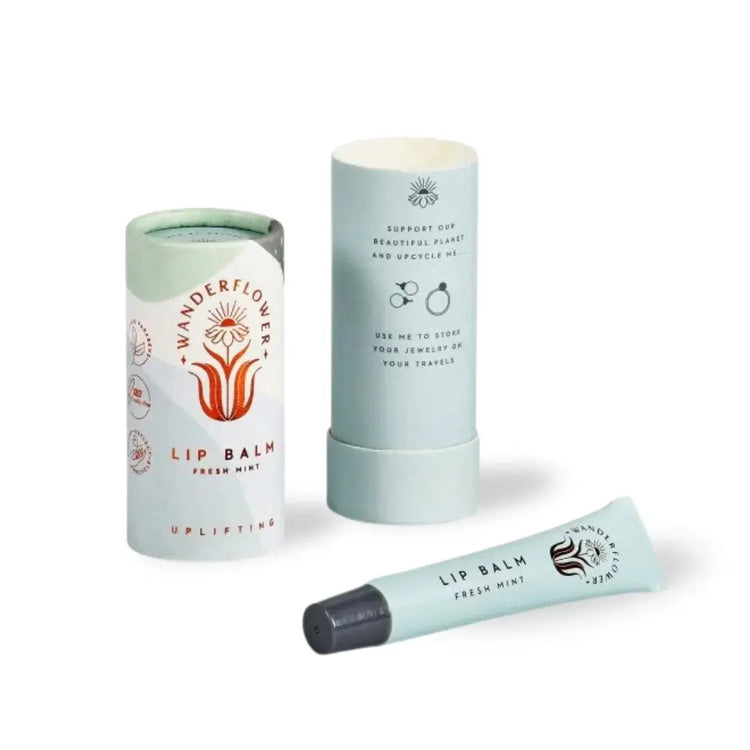 Wanderflower Fresh Mint Lip Balm