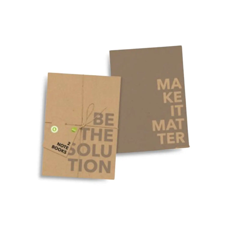 2 Pack Eco A5 Notebooks 