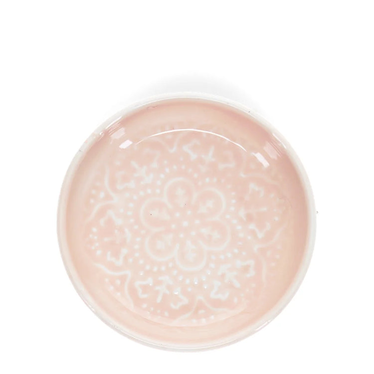 enamel dish soft pink