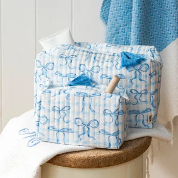 Small Quilted Cosmetic Wash Bag