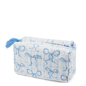 Small Quilted Cosmetic Wash Bag
