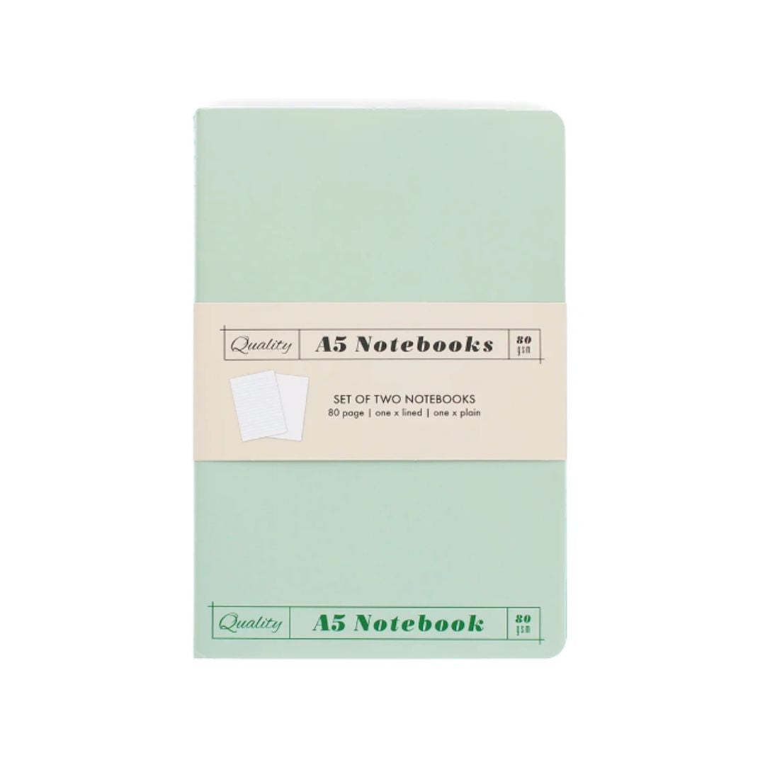 A5 Notebooks plain and lined