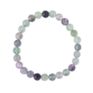 Fluorite Bead Bracelet 