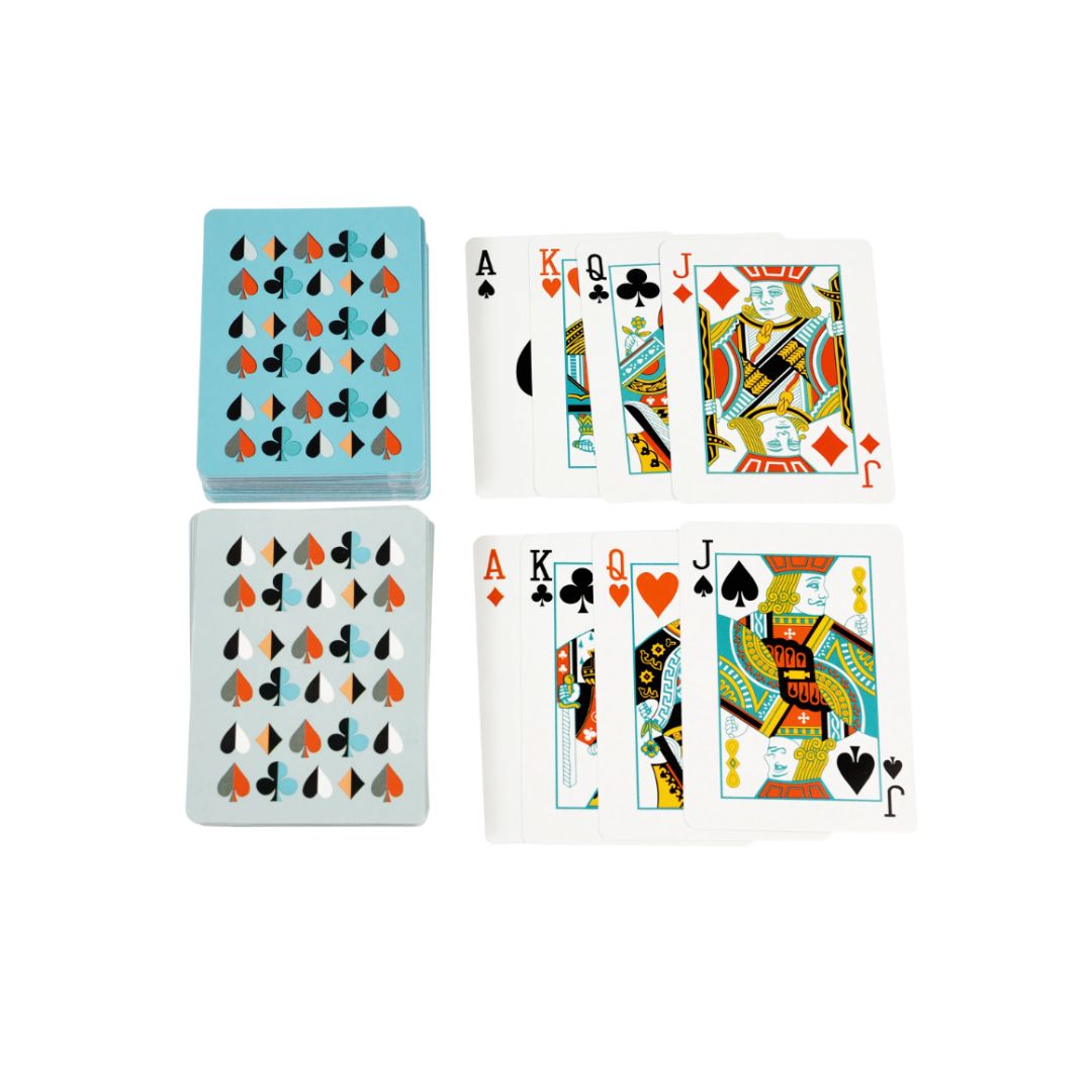 2 decks of poker playing cards