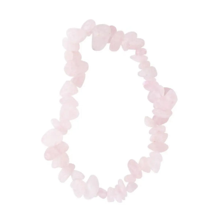 Rose Quartz Chip Bracelet 