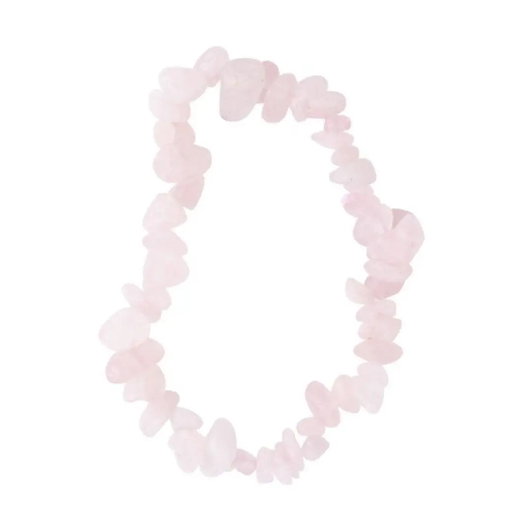 Rose Quartz Chip Bracelet 