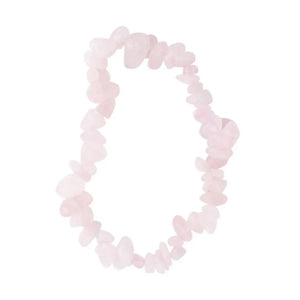 Rose Quartz Chip Bracelet 