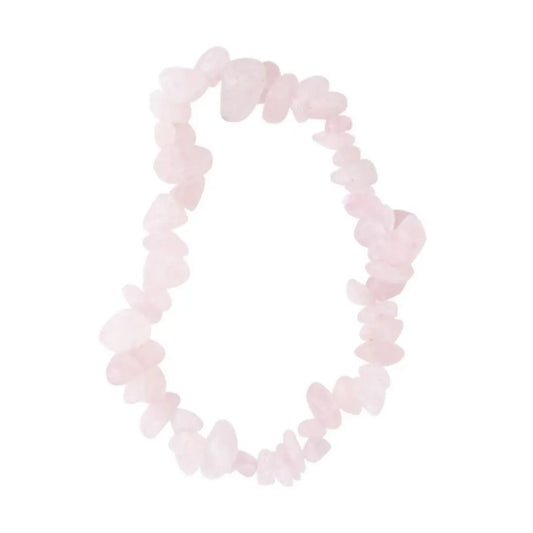Rose Quartz Chip Bracelet 
