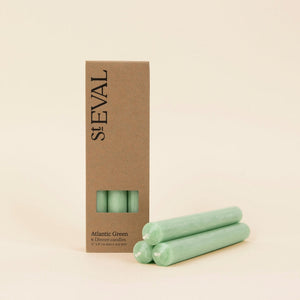 St. Eval Atlantic Green Dinner Candles