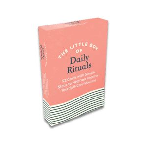 The little box of daily rituals 52 cards with simple steps to help you improve your selfcare routine