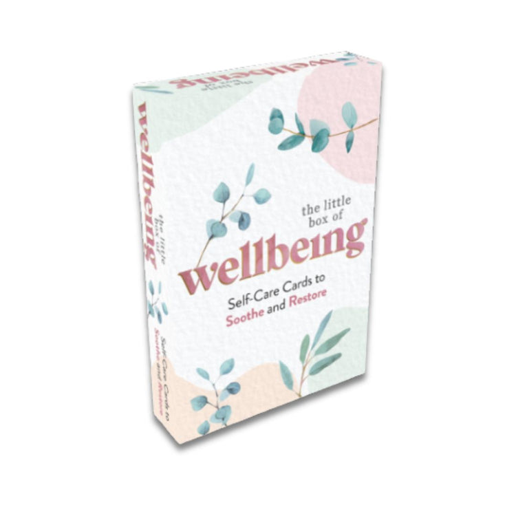 the little box of wellbeing self-care cards to soothe and restore