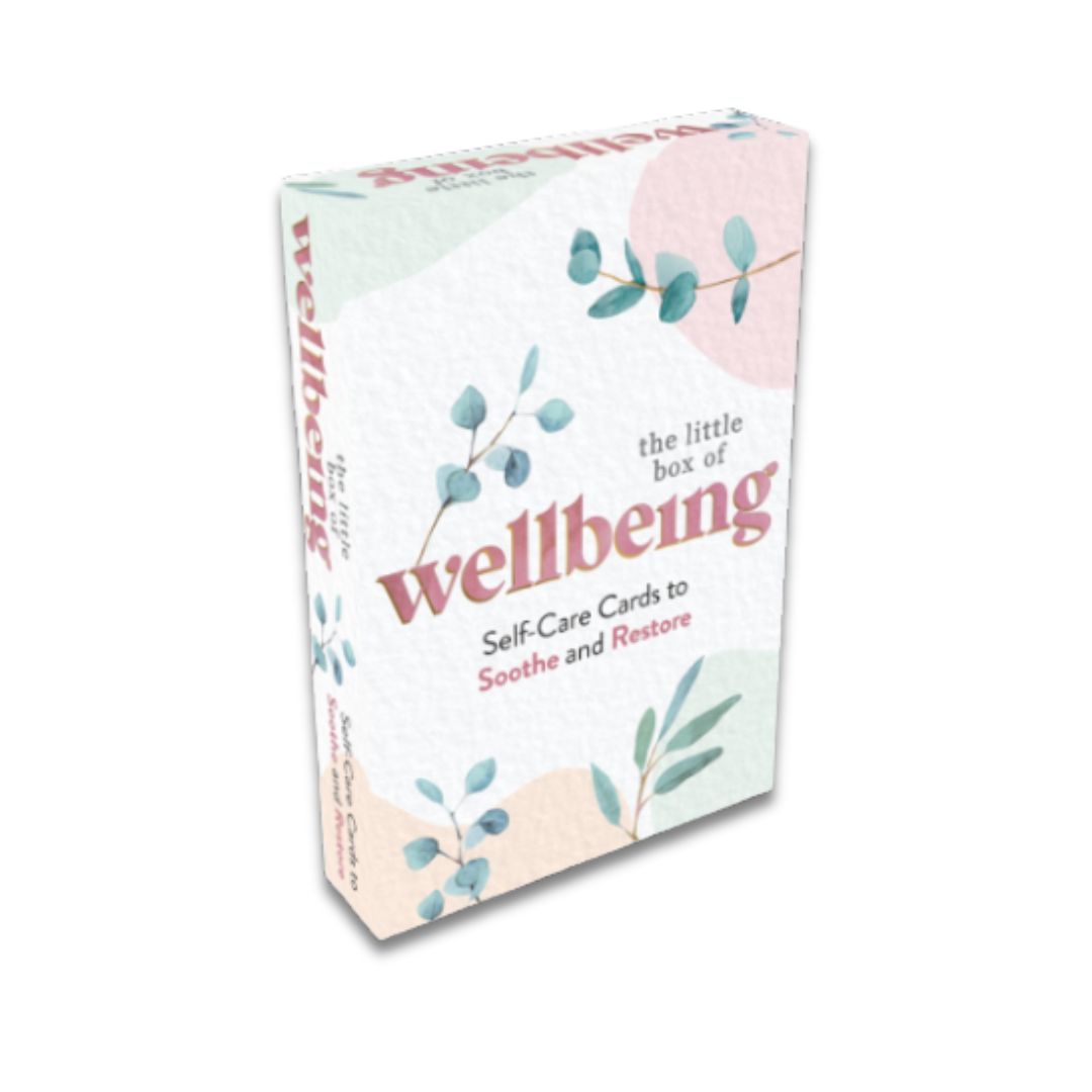 the little box of wellbeing self-care cards to soothe and restore