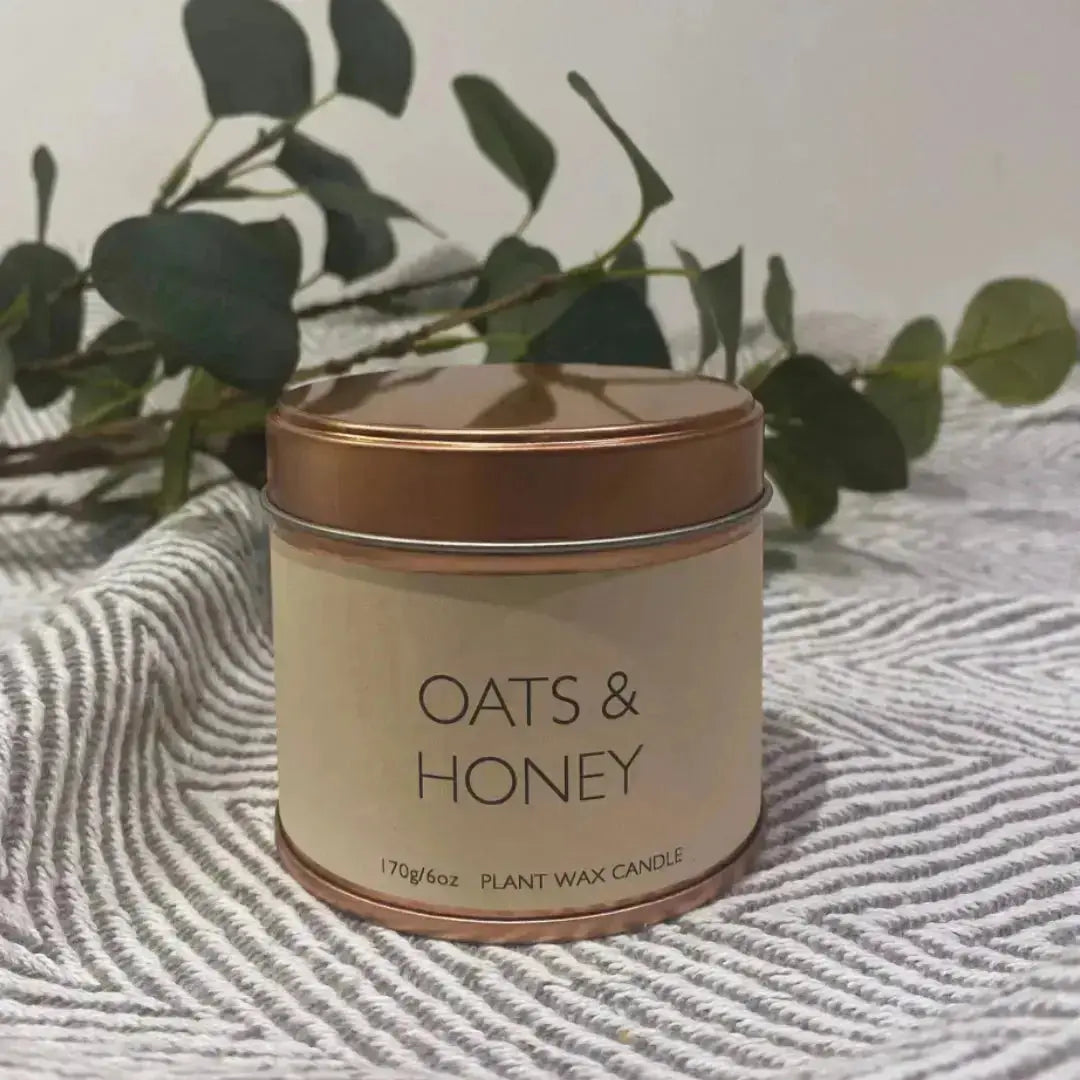 Tin Candle Oats and Honey 