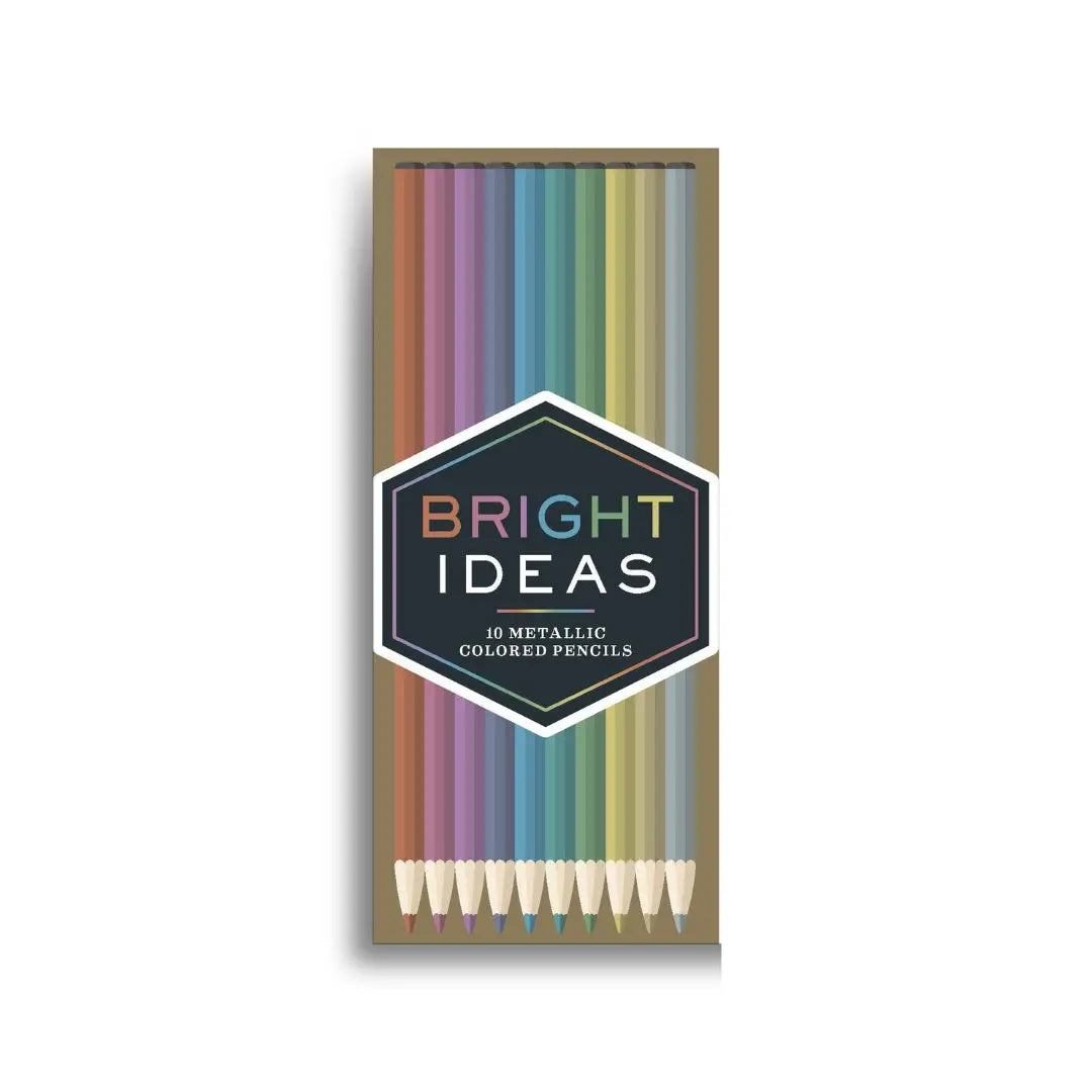 Bright Ideas Metallic Colored Pencils: 10 Colored Pencils 