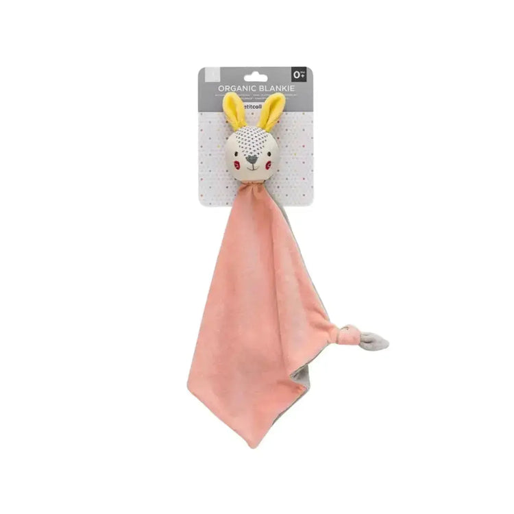 Petit Collage Organic Bunny Comfort Blankie 