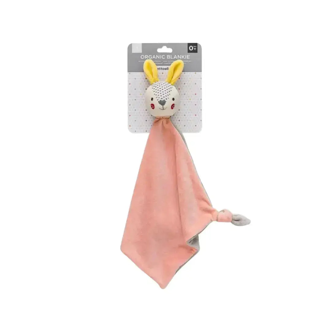 Petit Collage Organic Bunny Comfort Blankie 