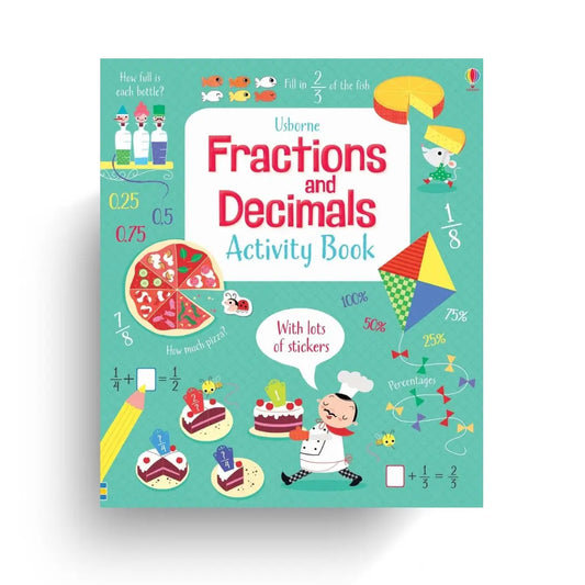 Fraction and decimals activity book 