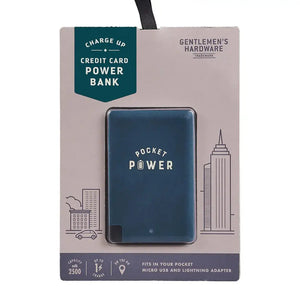 Gentlemen's Hardware Credit Card Power Bank 