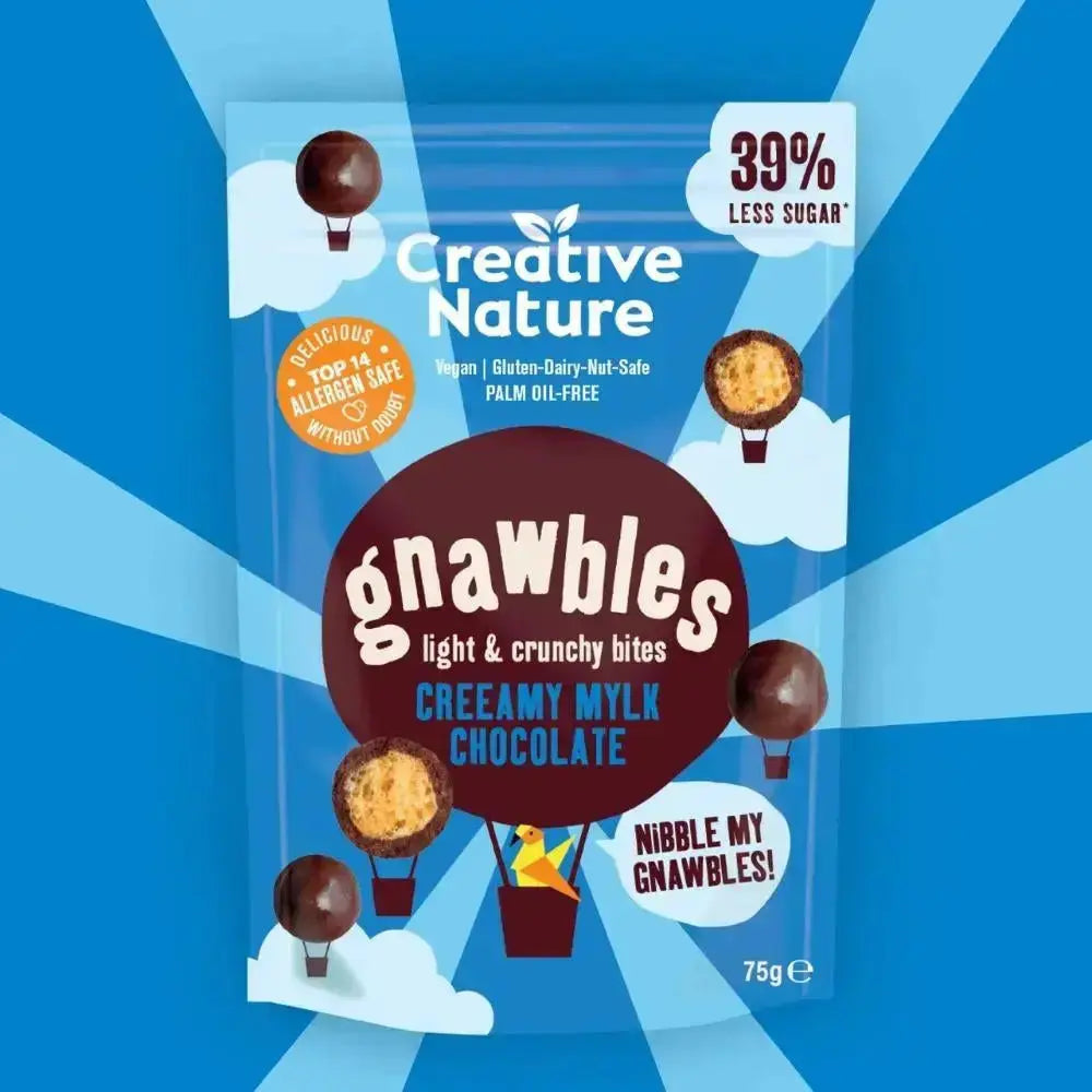 gnawables creeamy mylk chocolate bites