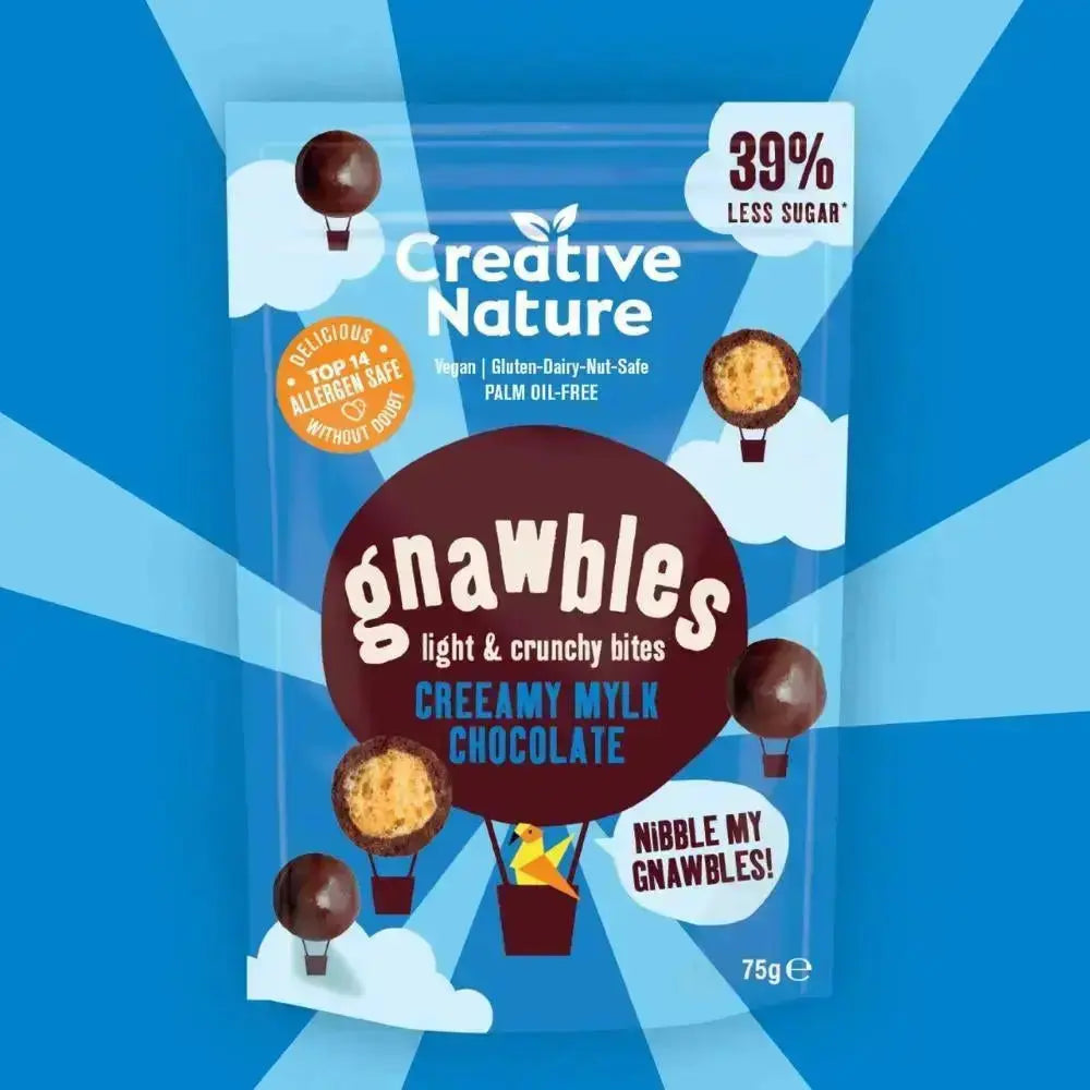 gnawables creeamy mylk chocolate bites