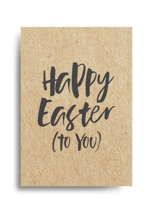 Happy Easter (to you) 