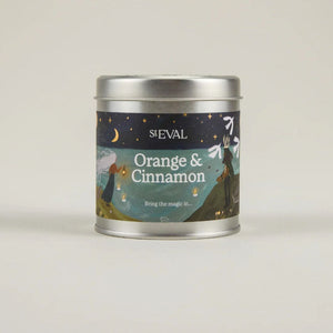 St. Eval. orange and cinnamon scented christmas tin candle