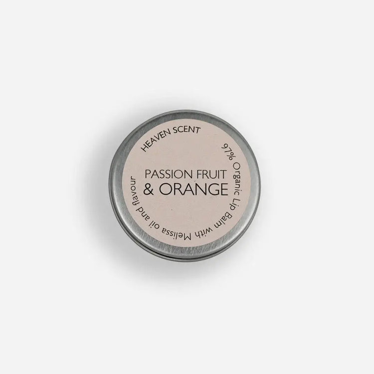 Lip Balm Tin in Passion Fruit and Orange 
