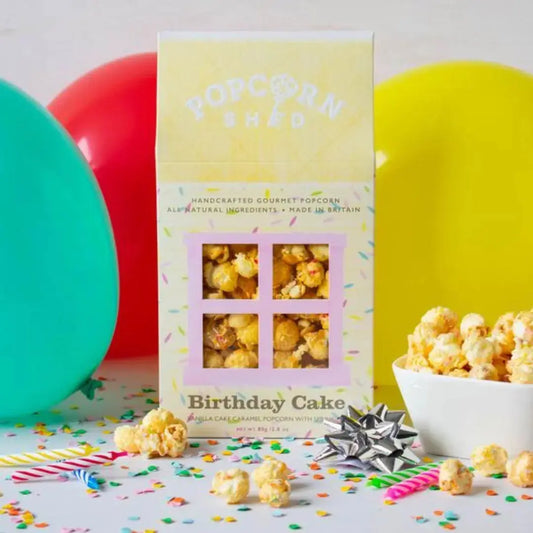 Birthday Cake Popcorn Shed 