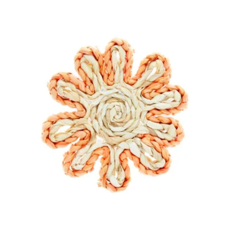 Corn Husk Coaster - Orange