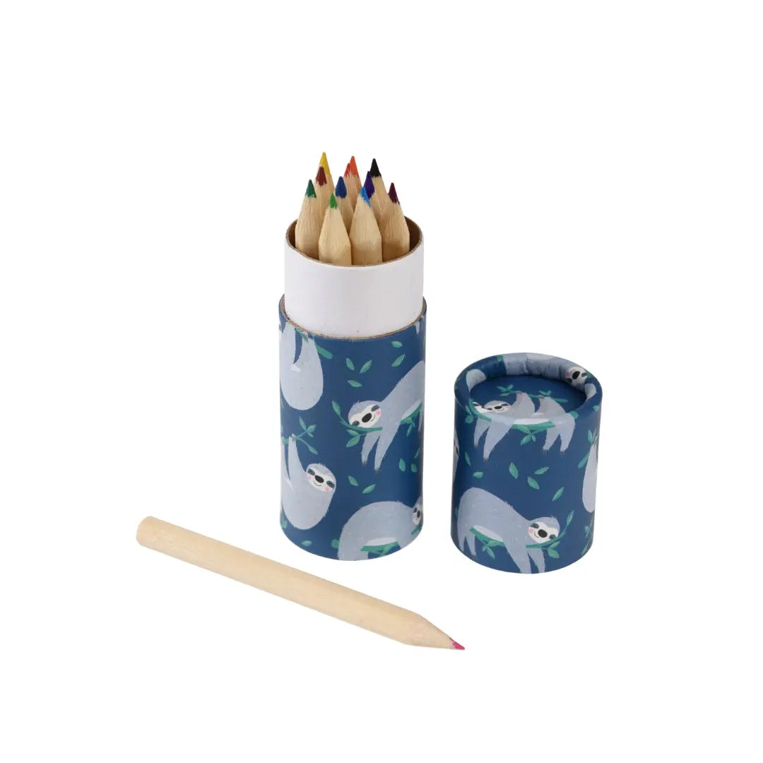 12 Sloth Colouring Pencils 