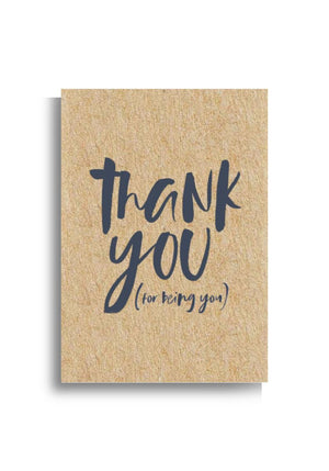 Thank you (for being you)