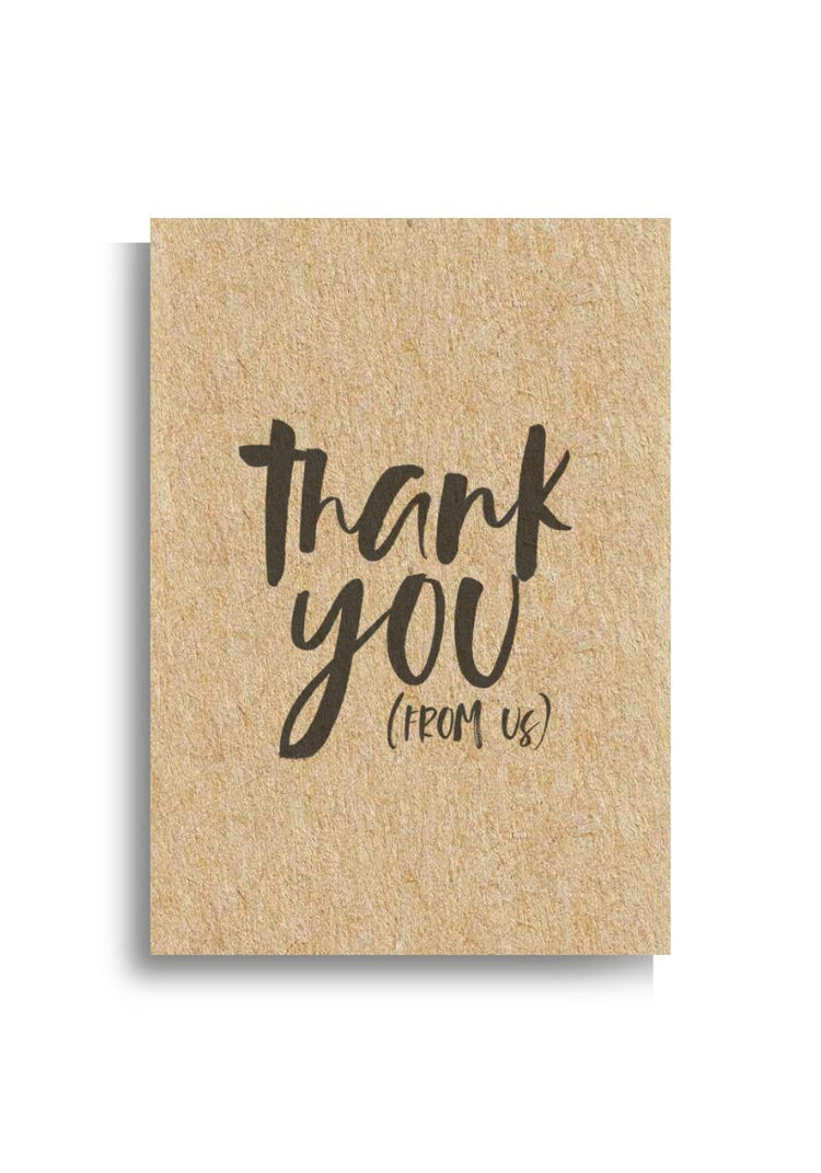 Thank you (from us)