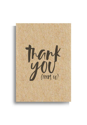 Thank you (from us)