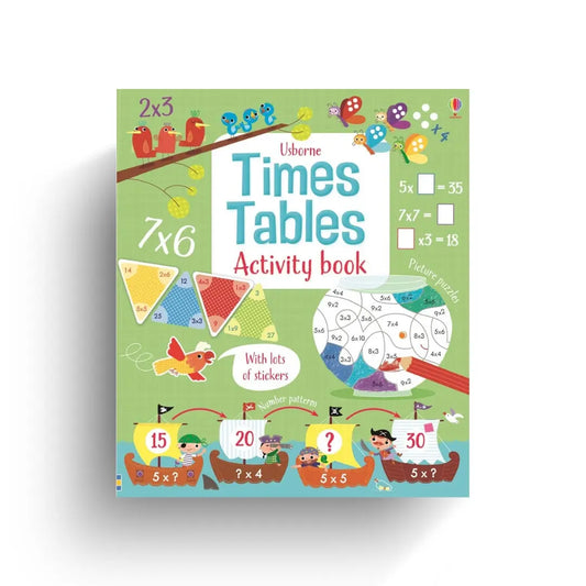 Times tables activity book 